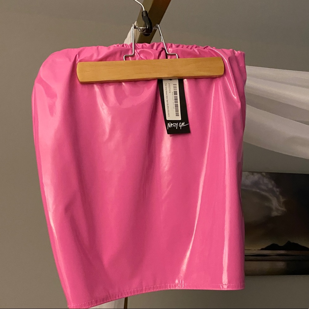 NastyGal pink mini skirt